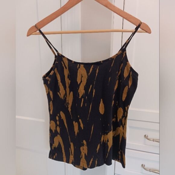 Old Navy Camisole Tank Top Cotton Navy Brown - Picture 4 of 6